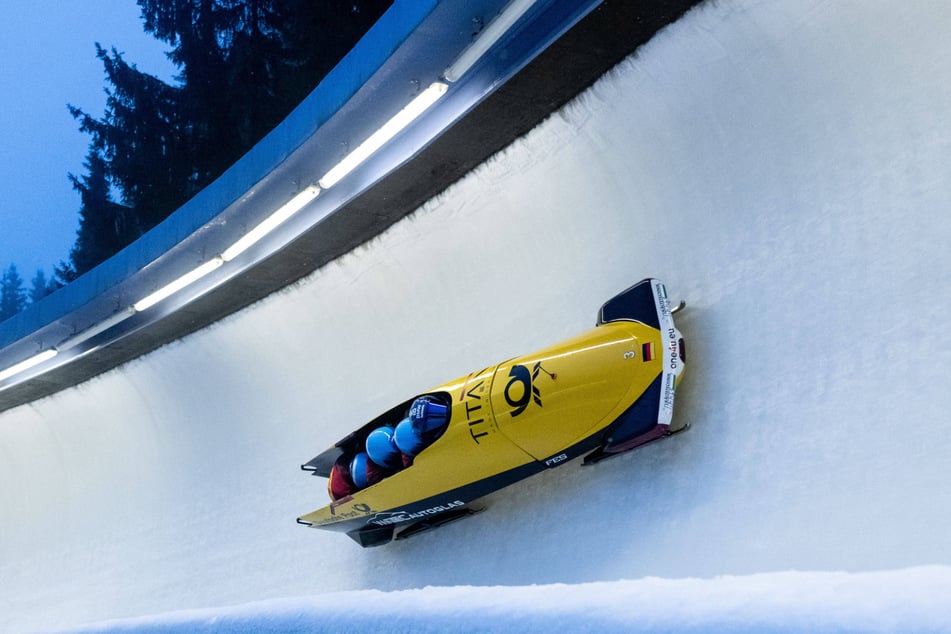 Johannes Lochner (34) konnte mit dem Vierer nur Platz zwei einfahren. Der Berchtesgadener musste aber im Vergleich zu Francesco Friedrich zweimal fahren.