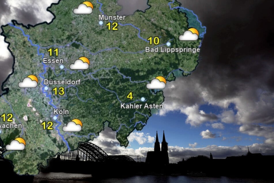 Viele Wolken und Regen: Das Wochenend-Wetter in NRW wird ungemütlich
