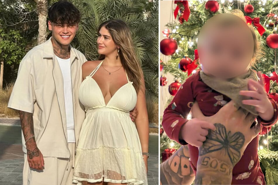 Lisa (25) und Akka (24) haben Abschied von ihrem Sohn Xavi (†, r.) genommen.