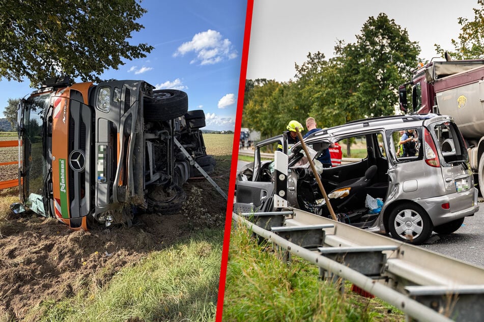 Raserei und Reifenplatzer: Drei schwere Unfälle an zwei Tagen auf derselben Straße
