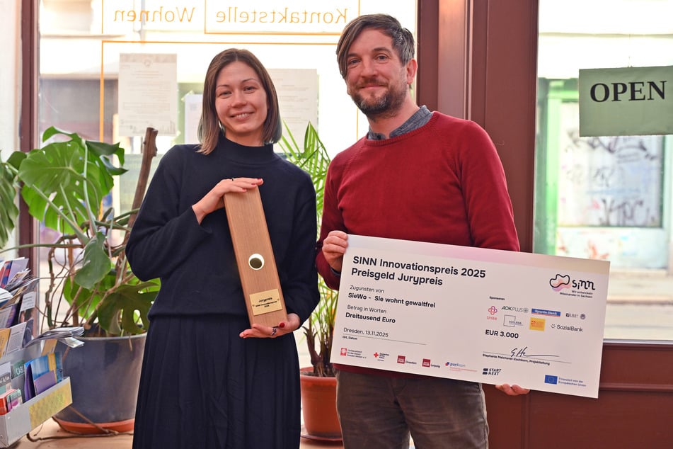 Wenn Daniel Bergelt (r.) und Alla einen Wunsch freihätten, wäre es das Fortbestehen des Projektes.