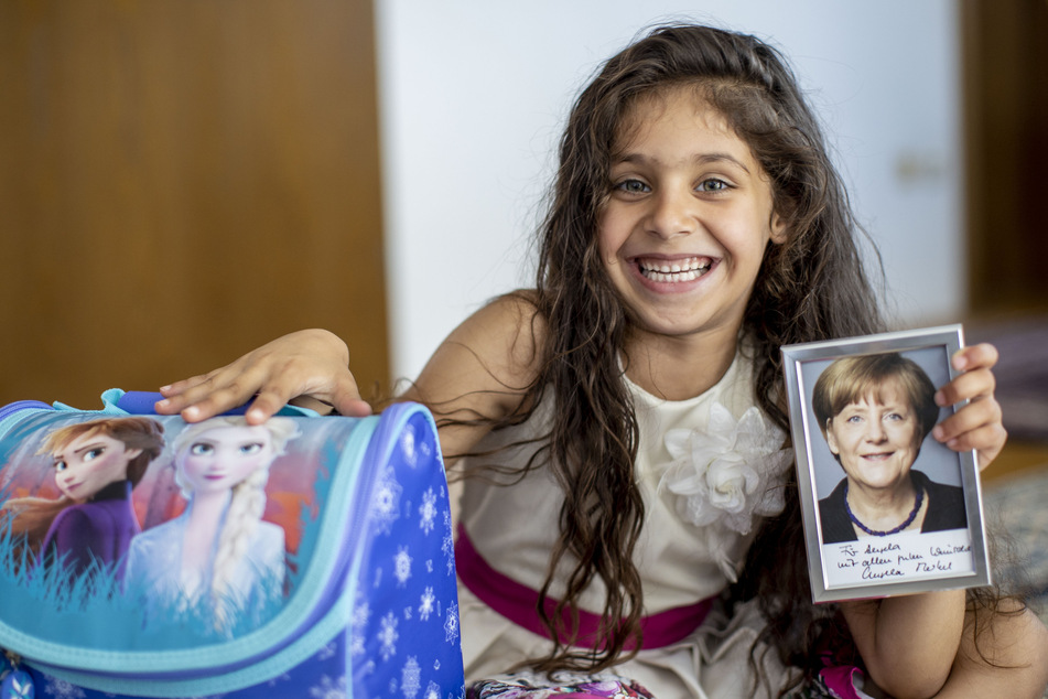 Die kleine Angela (6) kam Ende 2015 in Köln zur Welt - kurz nach der Flucht der Familie aus Syrien.