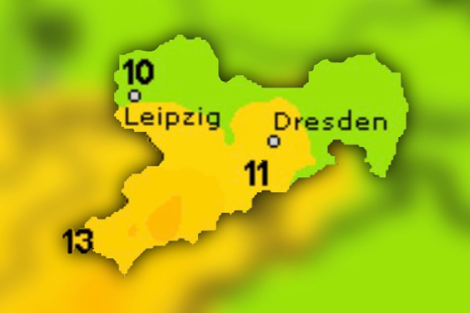 Die Temperaturen sinken stetig.