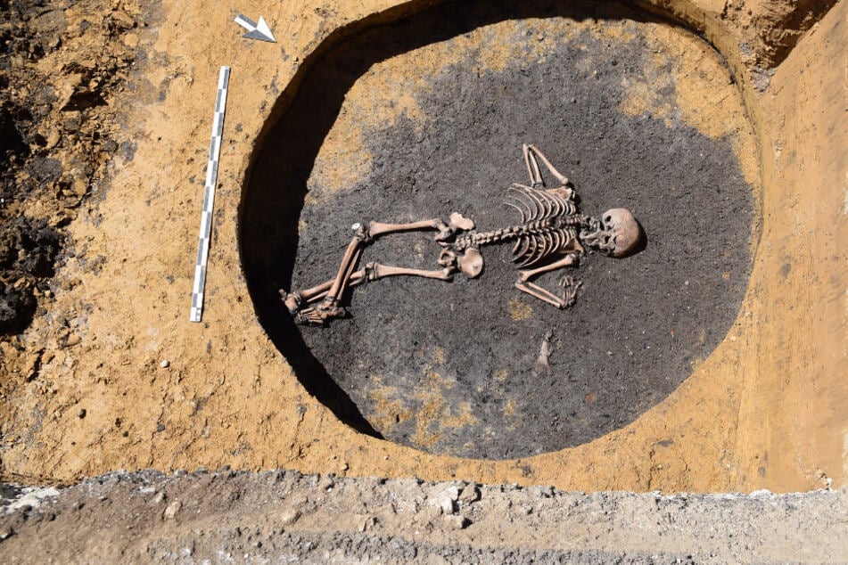 Archäologen haben im Zuge von Bauarbeiten das Skelett eines Jungen entdeckt.