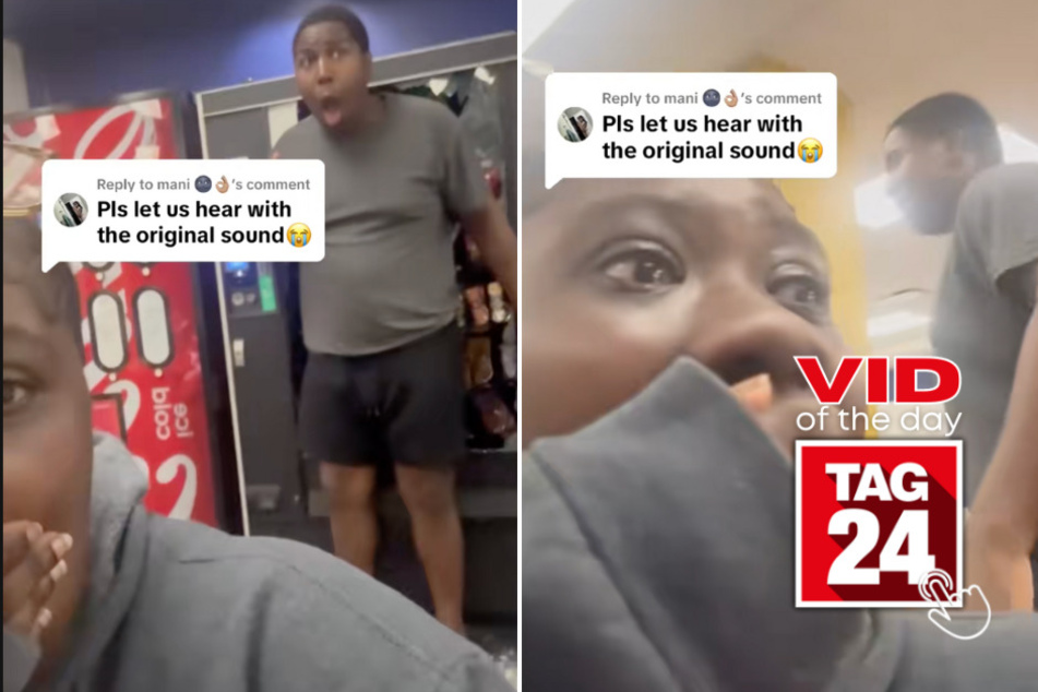 viral videos: Viral Video of the Day for October 2, 2025: Guy tries to free a stuck snack – but breaks the vending machine!