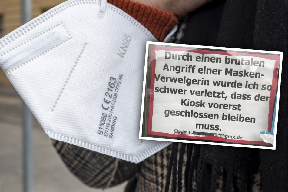 Kiosk nach Angriff von Masken-Verweigerin geschlossen