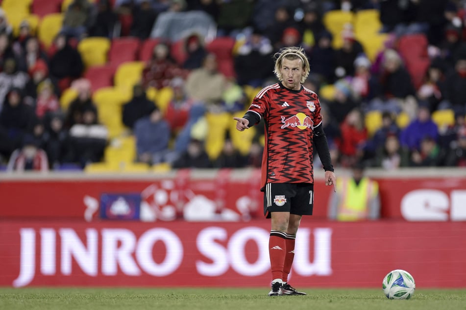 Emil Forsberg (33) scheint bei den New York Red Bulls glücklich zu sein.