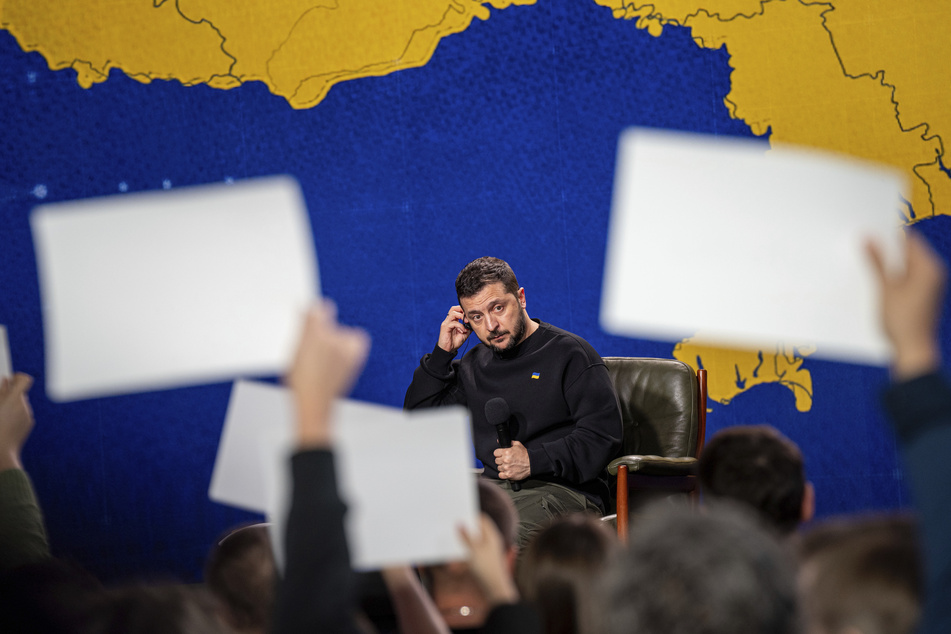 Wolodymyr Selenskyj (45), Präsident der Ukraine, bleibt optimistisch.