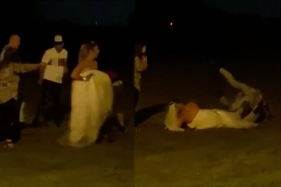 Bride wars: woman involved in mass brawl at her own wedding