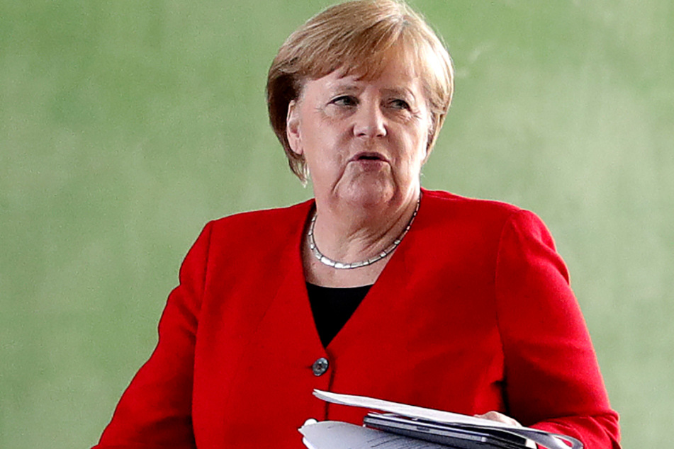 Merkel am Mittwochnachmittag.