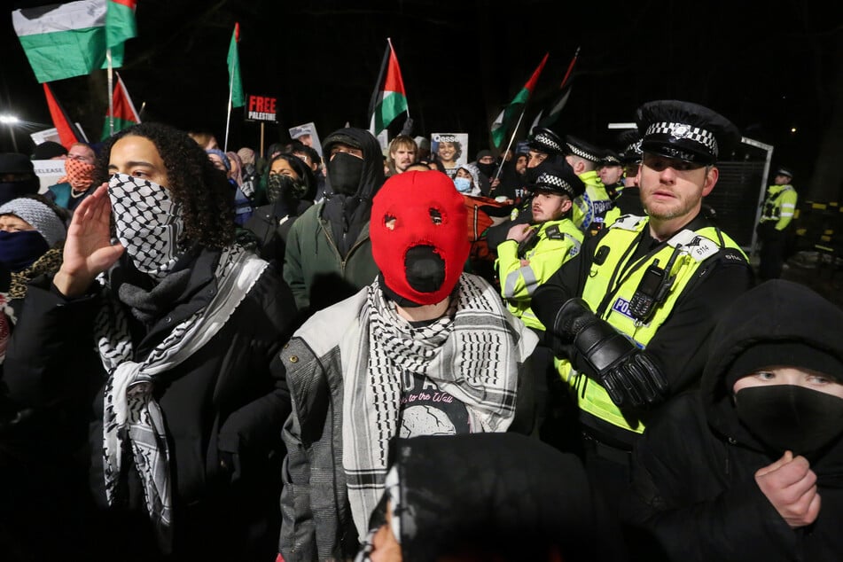 In England ist die Gruppierung "Palestine Action" mittlerweile verboten.