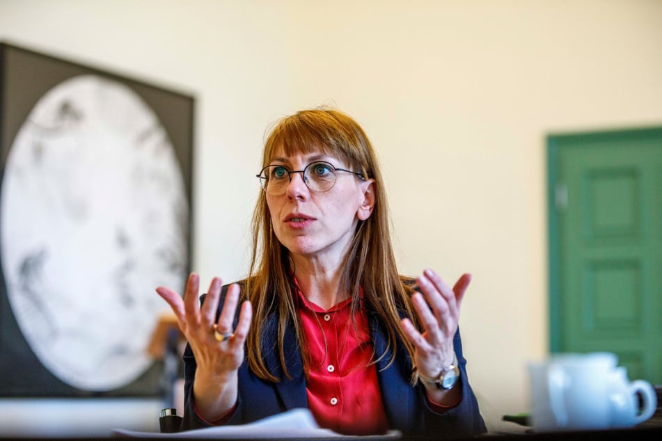 Sachsens Justizministerin Katja Meier (40, Grüne).