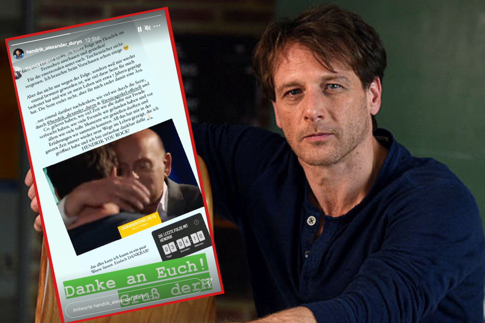 Hendrik Duryns (53) Fans verabschiedeten sich in einem langen Instagram-Post von seiner Rolle als Stefan Vollmer.