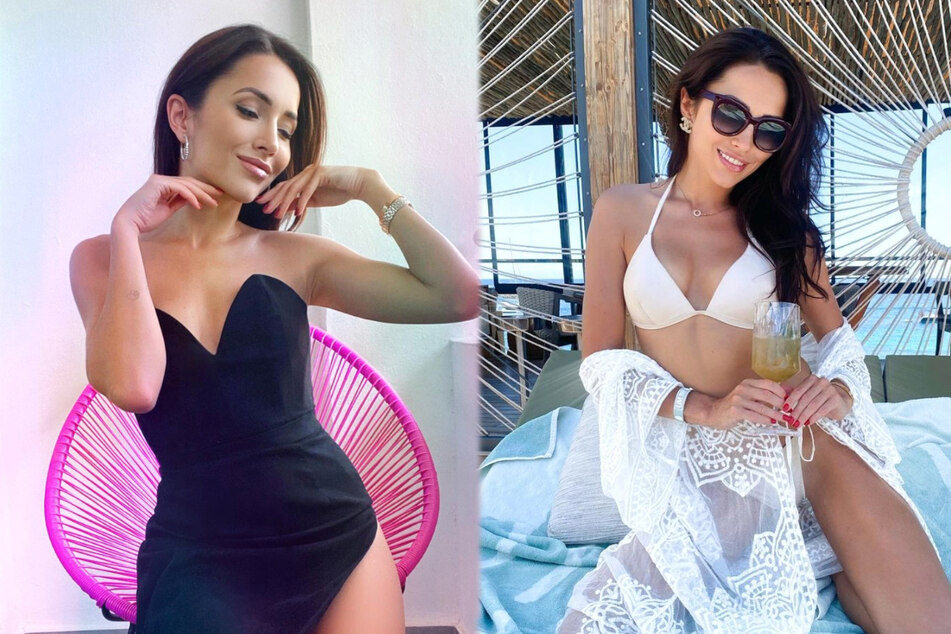 Model Anastasiya Avilova (32) machte in den letzten Tagen Urlaub auf der Balearen-Insel Ibiza.