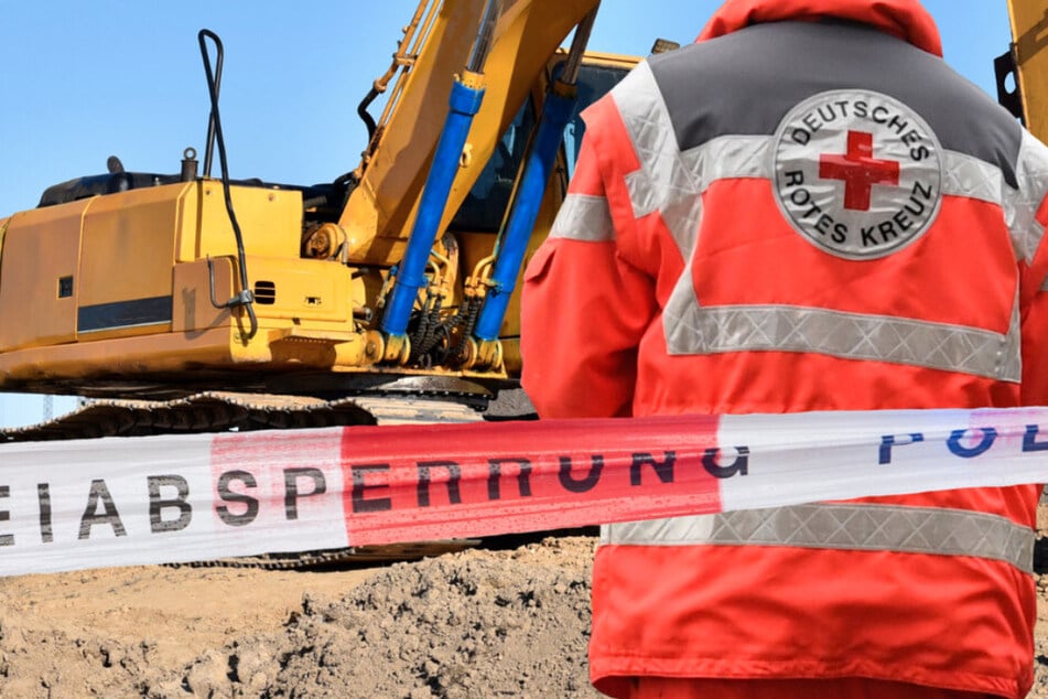 Betonteil in Grube gelassen: Bauarbeiter stirbt bei tragischem Arbeitsunfall