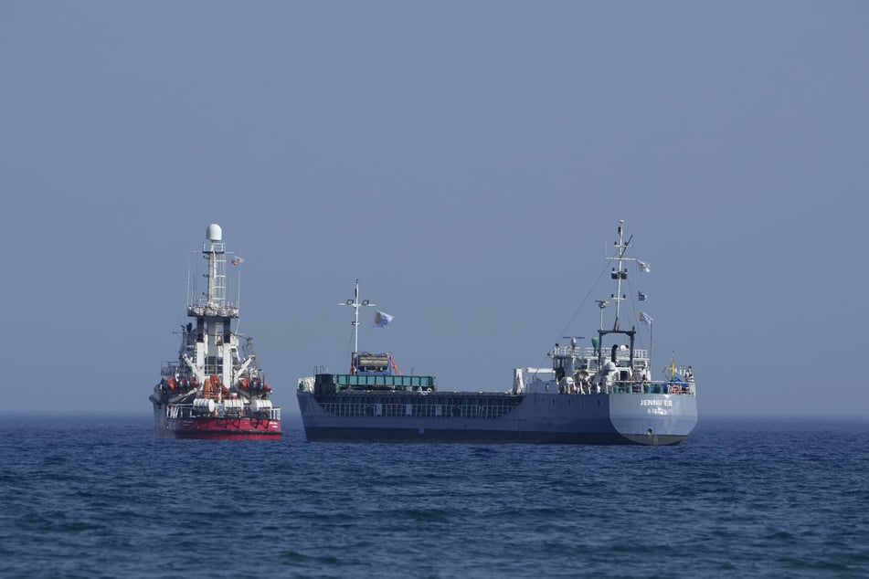 Das Frachtschiff "Jennifer" kehrt samt geladener Hilfsgüter nach Zypern zurück. (Archivbild)
