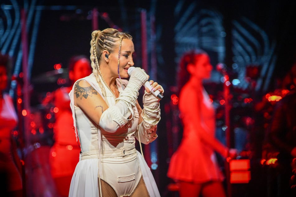 Sarah Connor machte mit ihrer großen Arena-Tour am Mittwoch in Leipzig Halt.