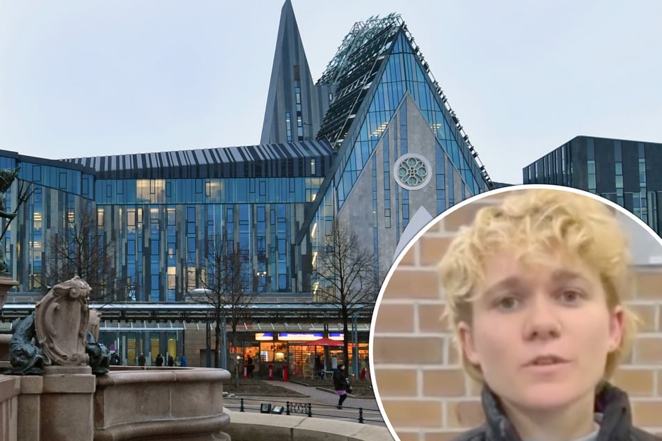 Leipzig: "Krass, was das für Zustände sind": Uni-Leipzig-Professor schubst Aktivistin zu Boden