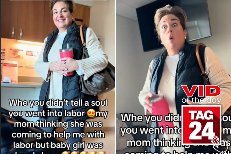 Today's Viral Video of the Day features a mom who's pregnant daughter pulled the most epic prank on her ever!
