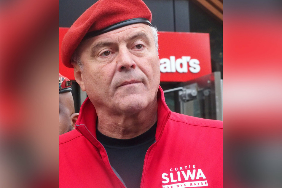Mayoral candidate Curtis Sliwa was hit by a cab on Friday.