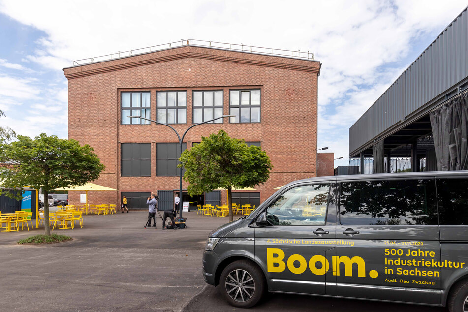 Der Audi-Bau in Zwickau bot als Ausstellungshalle eine geniale Kulisse für die Schau über Industriekultur und -geschichte.