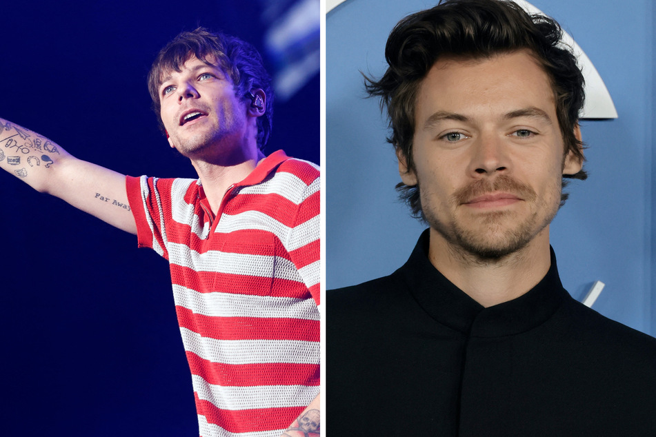Louis Tomlinson (l.) spoke candidly about former bandmate Harry Styles in a new interview.