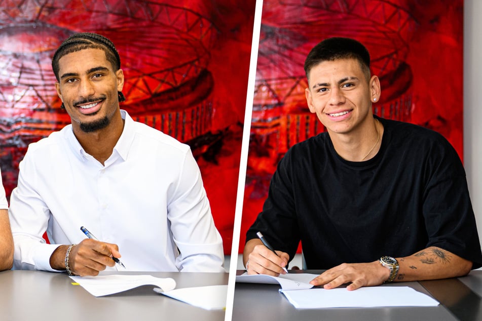 Loïc Badé (25) und Claudio Echeverri (19) wechseln zu Bayer Leverkusen - einer langfristig, einer für ein Jahr.