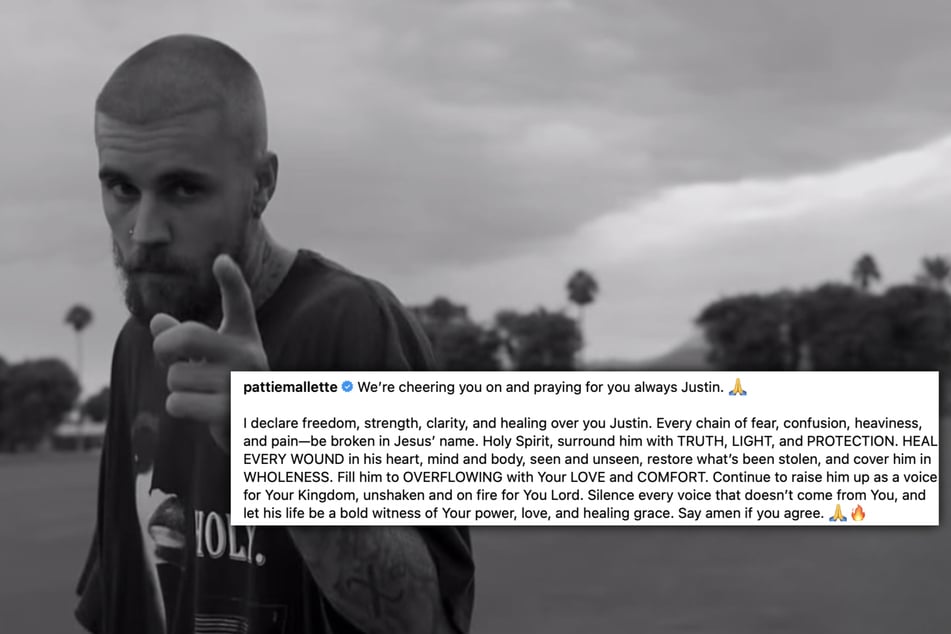 Justin Bieber's mother shared her message back in September, and now the singer has spoken out.