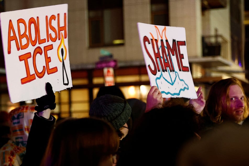 Protests have broken out nationwide after an ICE agent killed a mother-of-three in Minneapolis on Wednesday.