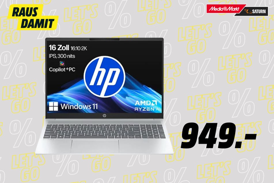 HP-Notebook für 949 Euro.