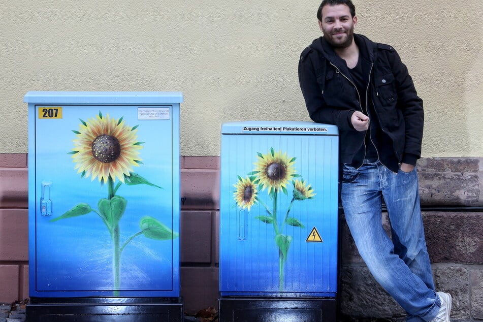 Friedrich Benzler (40) musste seinen Tattoo-Laden wegen des Lockdowns schließen.