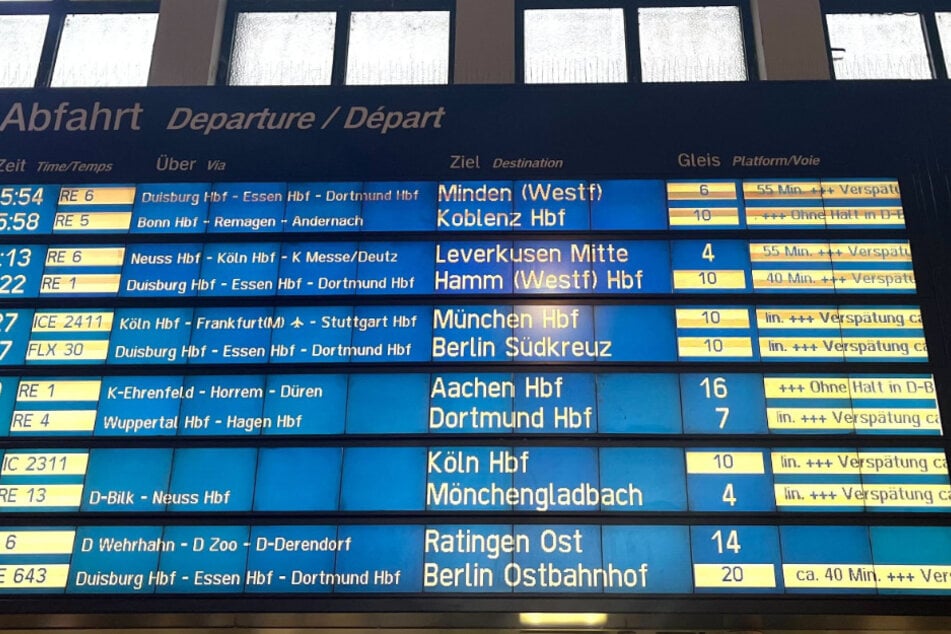 Die Verspätungen der Deutschen Bahn sind und bleiben mehr als ausbaufähig. (Symbolbild)