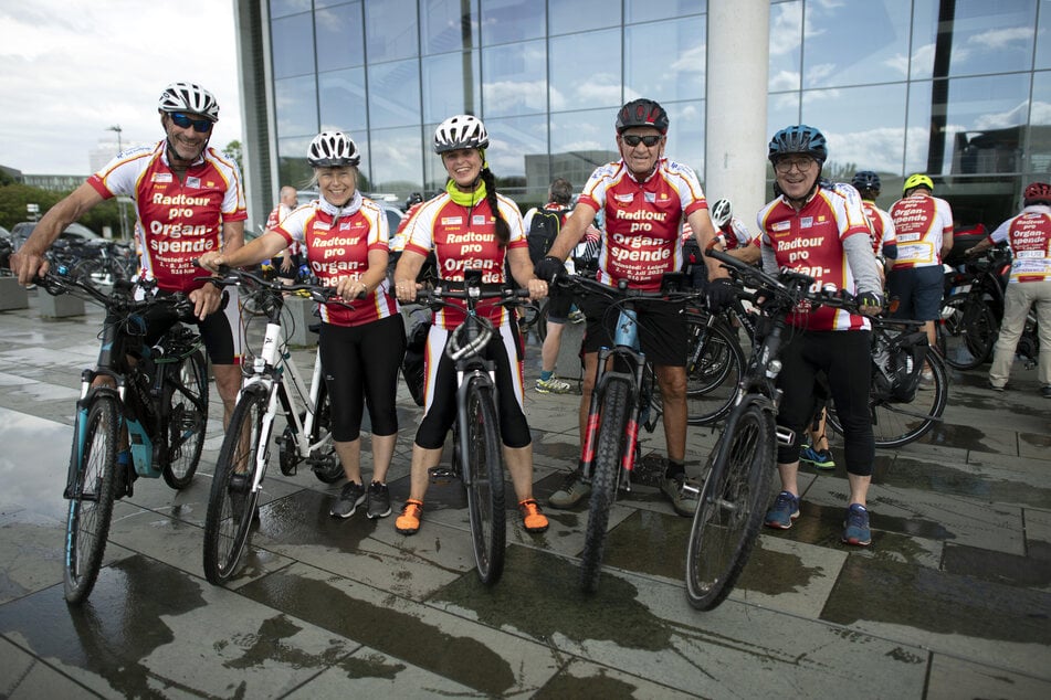 Bereits zum 17. Mal radeln die Teilnehmer der Radtour-pro-Organspende durch Mitteldeutschland. Donnerstag machen sie Halt in Chemnitz.