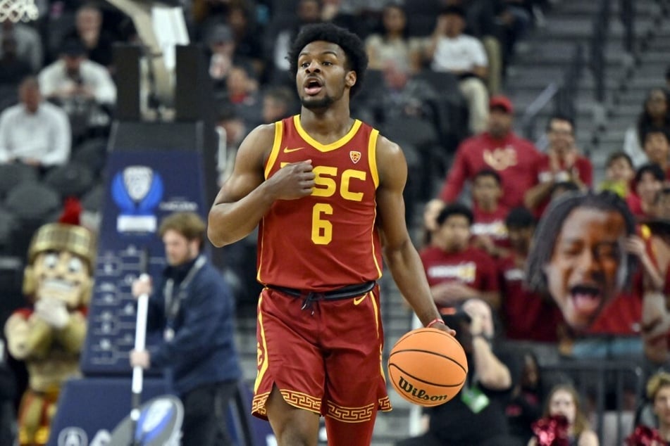 Coach Enfield leaving USC might steer Bronny James (pictured) toward declaring for the NBA draft.