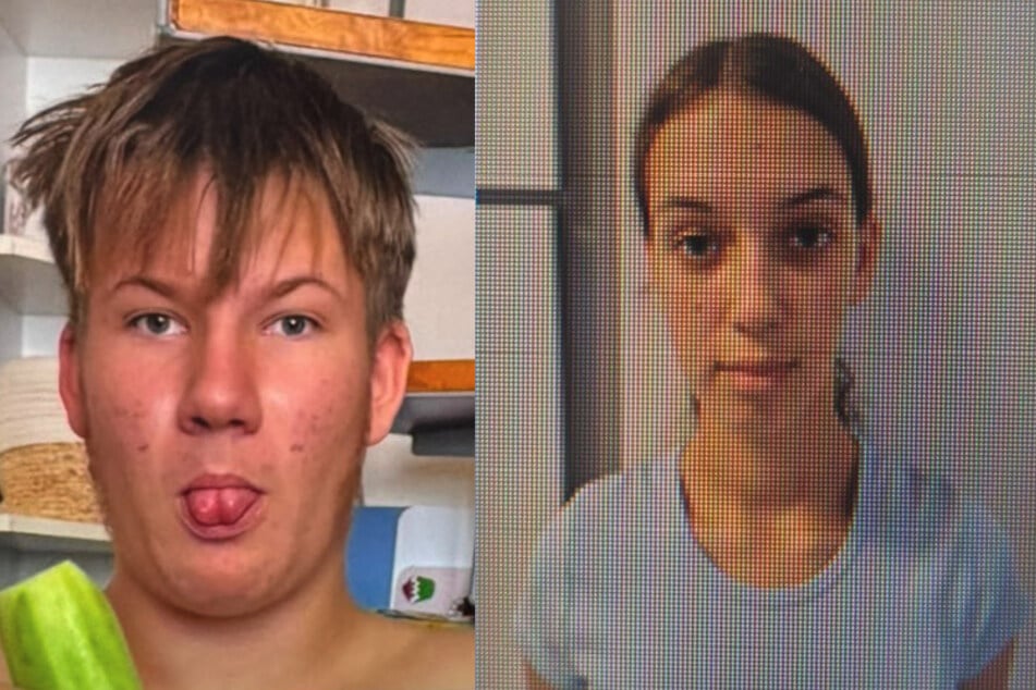 Robin H. (16, l.) und Lena D. (14) werden seit Samstagvormittag vermisst. Wer hat sie gesehen?