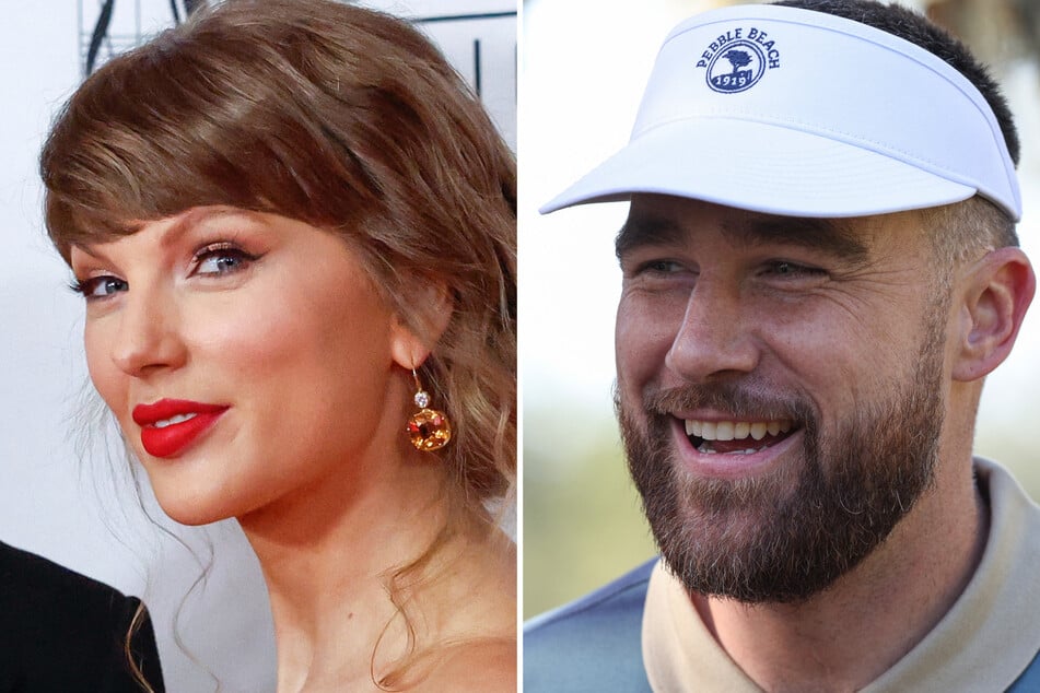 Insiders tease that Taylor Swift and Travis Kelce's (c.) wedding could be as huge as Taylor's Eras Tour.