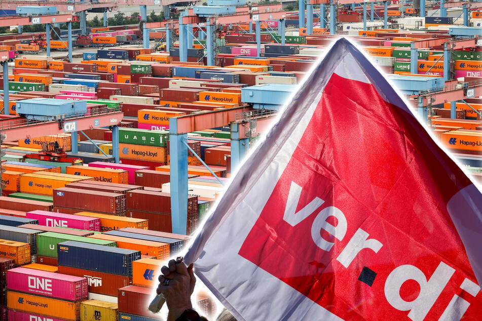 24-Stunden-Streik am Hamburger Hafen: Das fordern die Mitarbeiter