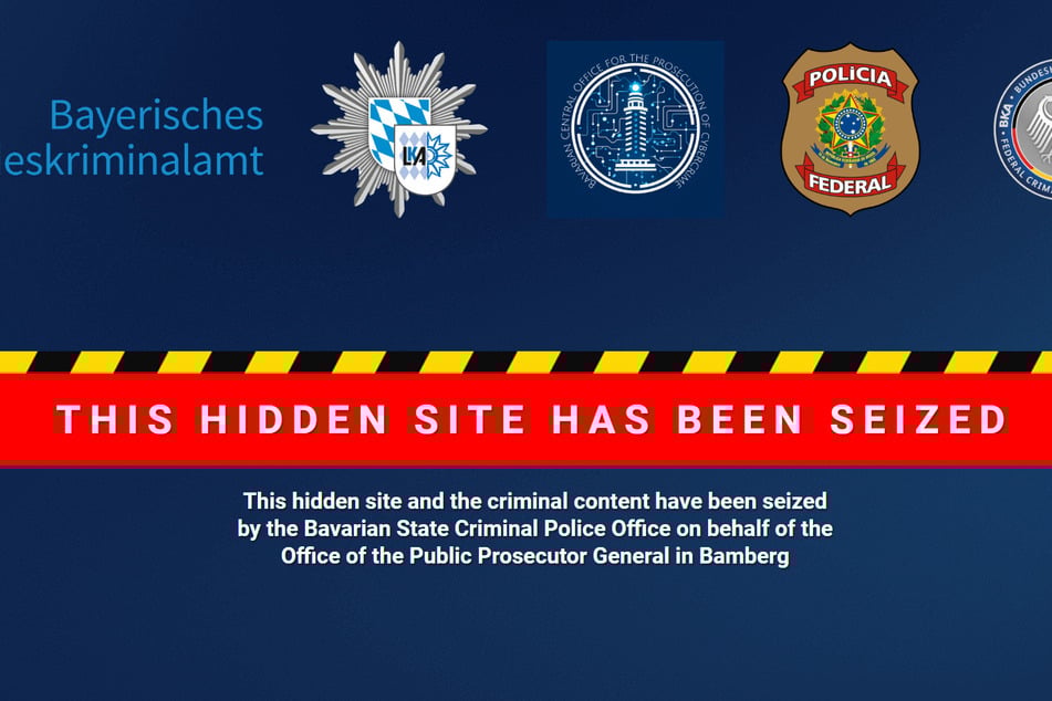 Die Seiten wurden von der Polizei gesperrt.