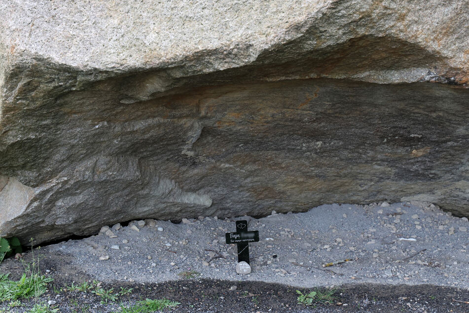 Am Riesen-Findling "Großer Stein" wurde Finja vor rund zehn Monaten bewusstlos vorgefunden.