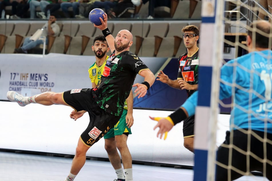 Oscar Bergendahl (30, am Ball) war mit sieben Toren der beste Spieler des SCM. (Archivbild)