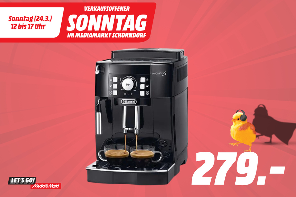 DeLonghi-Kaffeevollautomat für 279 Euro.