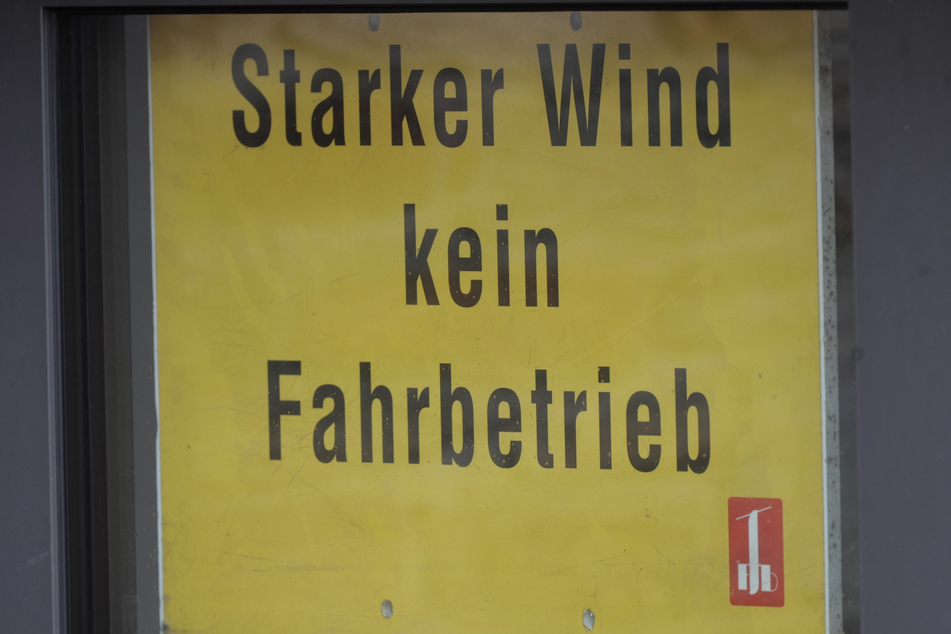 Die Fichtelbergbahn musste am Donnerstag den Betrieb einstellen.