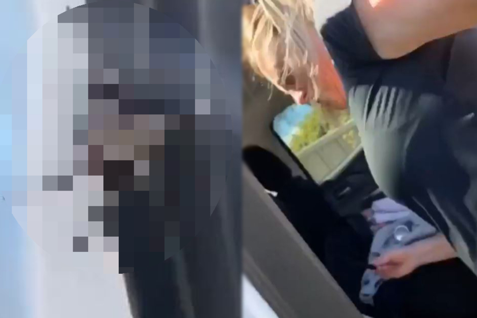 Australian woman panics when she notices this creepy crawler in her car