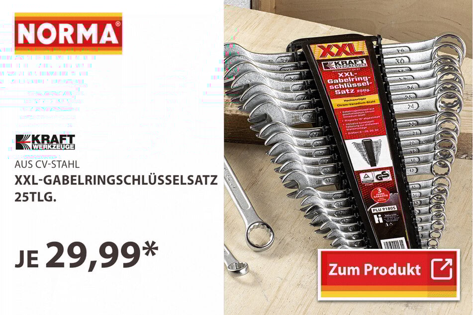 XXL-Gabelringschlüsselsatz (25 tlg.)