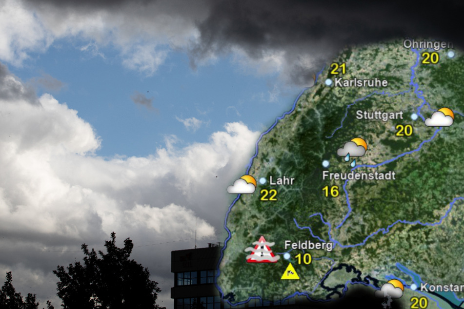 Die Woche startet mit wechselhaftem Wetter in Baden-Württemberg. (Fotomontage)