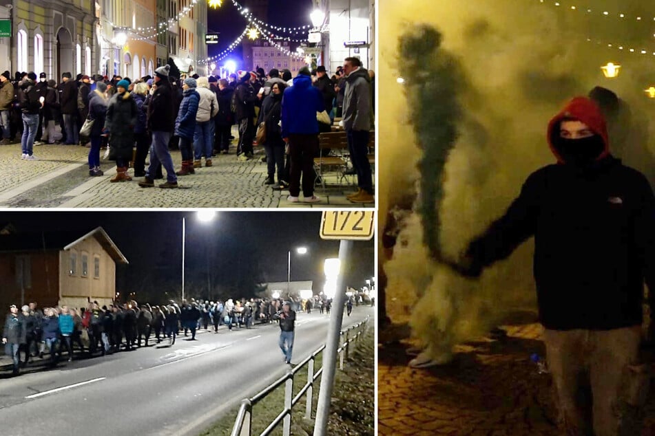 Viele Proteste gegen Corona-Regeln in Sachsen: Polizisten angegriffen und verletzt