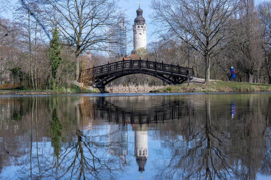 Unweit der Leipziger Innenstadt liegt der idyllische Johannapark.