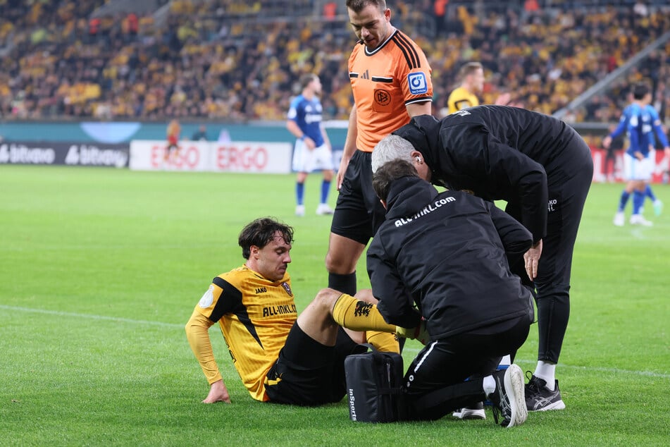 Simon Straudi (27) musste mit muskulären Problemen runter. Könnte für Sonntag knapp werden.