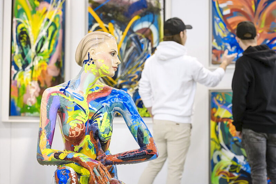 Von Freitag bis Sonntag (29.9.-1.10.) gibt's einzigartige Kunst aller Genres auf der Kunstmesse in Halle 2 der Messe Dresden