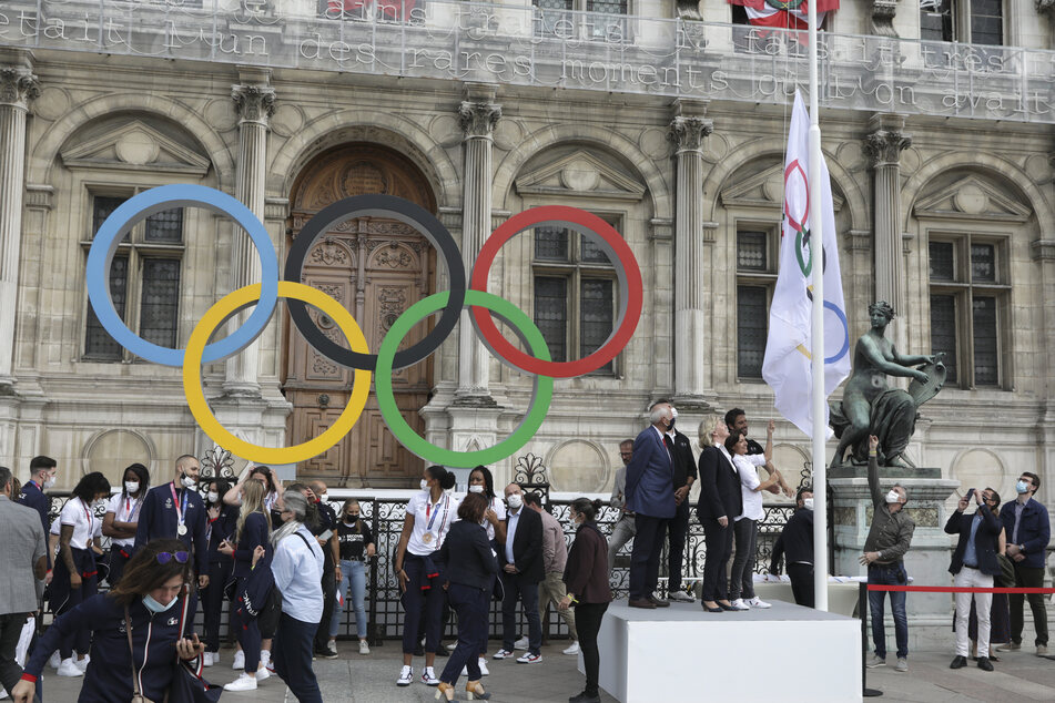 Die Olympischen Sommerspiele werden 2024 in Paris, Frankreich ausgetragen. © AP/dpa/Adrienne Surprenant